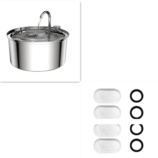 Edelstahl Automatischer Trinkbrunnen für Haustiere