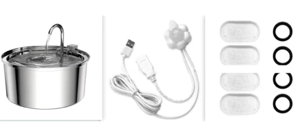 Edelstahl Automatischer Trinkbrunnen für Haustiere