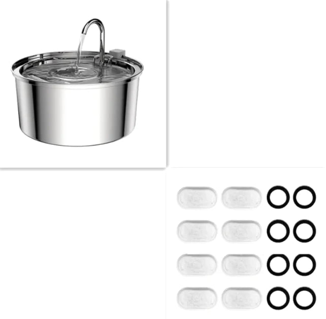 Edelstahl Automatischer Trinkbrunnen für Haustiere