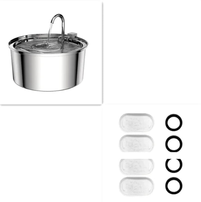 Edelstahl Automatischer Trinkbrunnen für Haustiere